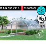 Dancover - serre polycarbonate, strong nova 16m, 4x4m, argent