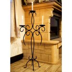 Dandibo - chandelier artus 100 cm fer forg� 21216 chandelier bougeoir m�tal