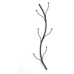 Dandibo portemanteau mural mtal noir 93861 flora portemanteau mural crochet de vestiaire portemanteau ...