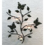 Bougeoir mural en m�tal bougeoir mural pour bougies � r�chaud 12120 bougeoir mural 62 cm bougeoir mural ...