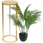 Dandibo tabouret pour fleurs m�tal dor� rond 60 cm support pour fleurs table d'appoint 96510 m colonne ...