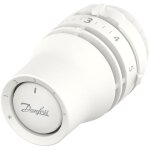 Tte thermostatique danfoss redia liquide avec sonde intgre et protection anti - vol pour corps danfoss ...