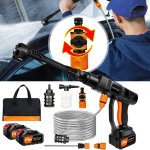Dayplus - nettoyeur haute pression sans fil 180 bars pour voiture jet water wash batteries