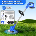 Tondeuse � gazon �lectrique sur 2x batterie li d�broussailleuse �lectrique tondeuse � gazon