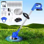 Dayplus - tondeuse � gazon �lectrique sur batterie li d�broussailleuse �lectrique tondeuse � gazon