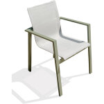 Dcb garden - miami - fauteuil de jardin empilable en alu et toile plastifiéee Dcb garden - miami - fauteuil de jardin empilable en alu et toile plastifiéee