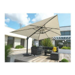 Dcb garden - parasol dport sevilla 3 x 4 m - couleur: anthracite