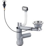 Deante space - saver lux siphon compact pour �vier cuisine