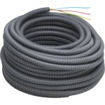 Couronne de gaine pré filée 3x1. 5 mm² Ø16 25m gris - 410283 - debflex Couronne de gaine pré filée 3x1. 5 mm² Ø16 25m gris - 410283 - debflex