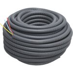 Debflex - couronne de gaine pré filée 3x2. 5 mm² Ø20 25m gris - 411283 Debflex - couronne de gaine pré filée 3x2. 5 mm² Ø20 25m gris - 411283
