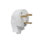 Debflex - fiche male 2p + t 20a laterale blanc - 713420