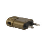Debflex - fiche male 2p 6a laterale portefeuille or - 713640