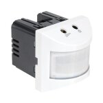 Interrupteur automatique casual blanc brillant