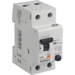 Interrupteur differentiel 2p 30ma 25a 2 modules type ac - 707513 - debflex