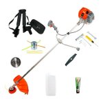 D�broussailleuse � barre fixe 52, 7 cc + disque de d�chiquetage + t�te en aluminium + disque vidia + ...