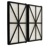 Debuns - lot de 2 panneaux filtres pour robot tiger shark - rcx70101pak2 - noir. .