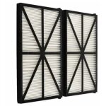 Debuns - lot de 2 panneaux filtres pour robot tiger shark - rcx70101pak2 - noir. .