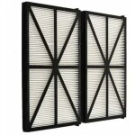 Debuns - lot de 2 panneaux filtres pour robot tiger shark - rcx70101pak2 - noir. .