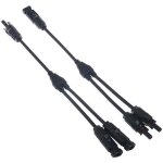 Debuns - c�ble de connexion solaire mc4, c�ble de connexion pour panneau photovolta�que, forme en y, ...