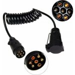 Debuns - cbles d'extension pour remorques 2m cblage prise caravane rallonge spirale cble pour vhicules. ...