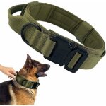Debuns - collier militaire pour chien avec poign�e r�glable en nylon pour chien de taille moyenne et ...