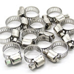 Debuns - colliers de serrage en acier inoxydable colliers de serrage - r�glable 13 - 19 mm pour les conduites ...