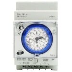 Debuns ? interrupteur horaire m�canique bidirectionnel 24h sur rail din ? tension 250vac ? courant 16a ...