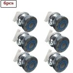 Debuns ? pack de 6 douches lat�rales hydromassage ? jets r�glables pluie et massage ? installation facile ...