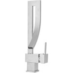 Debuns - robinet de lavabo g1 / 2 avec bec cascade, robinet m�langeur d'eau chaude et froide, accessoires ...