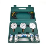 Decdeal - accessoires pour pelles hydrauliques bo�te de test de pression manom�tre 6 connecteurs