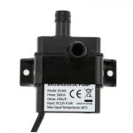 Decdeal - anself mini pompe  eau et huile ultra silencieuse dc 12 v 4, 5 w sans balais tanche submersible ...