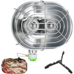 Decdeal - chauffage extérieur à double tête, portable, à rayons infrarouges, réchaud de camping, réchaud ... Decdeal - chauffage extérieur à double tête, portable, à rayons infrarouges, réchaud de camping, réchaud ...