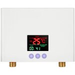 Chauffe - eau instantan 3kw mini chauffe - eau lectrique sans rservoir mural avec affichage led tlcommand ...
