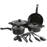 Decdeal - ensemble d'ustensiles de cuisine antiadhésifs, 13 pièces, marmite en fer, poêle à ragoût, poêle ... Decdeal - ensemble d'ustensiles de cuisine antiadhésifs, 13 pièces, marmite en fer, poêle à ragoût, poêle ...