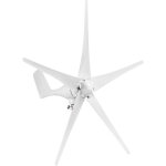 Decdeal - g�n�rateur �olien 12 v 1200 w avec contr�leur de chargeur, 5 pales de type s, kit de g�n�rateur ...