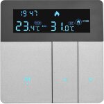 Decdeal - i8 thermostat programmable intelligent thermostat num�rique thermostat d'ambiance chauffage ...