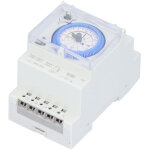 Decdeal minuterie m�canique, intervalles de 15 minutes, interrupteur horaire �lectrique robuste sul181d ...