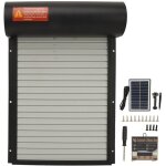 Decdeal porte poulailler automatique solaire, accessoire poulailler, avec minuterie, pour �quipement ...