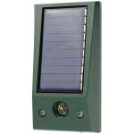 Decdeal - r�pulsif ultrasonique pour animaux, r�pulsif � �nergie solaire pour rongeurs, avec lumi�re ...