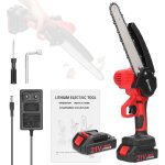 Decdeal - scies �lectriques d'�lagage 21v 8 pouces, petit moteur de brosse de tron�onneuse � bois, outil ...