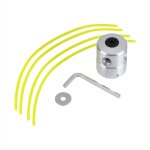 Decdeal tte de dbroussailleuse universelle en aluminium avec accessoires de dbroussailleuse