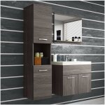 Deco in paris - ensemble meubles salle de bain design suspendu - weng harmony