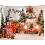 Autre d�co murale, accueil tenture murale arbre de no�l chaussette cadeau chemin�e art tissu tapisserie ...