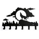 Dco murale patre portemanteau porte manteau murale noir crochet dco murale mtal accroche clef porte ...