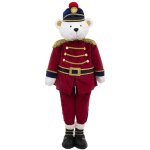 D�co de no�l casse - noisette t�lescopique en habit rouge h maxi 105 cm - feeric christmas