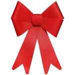 D�co de no�l noeud rouge paillet� 23 x 30 cm - feeric christmas