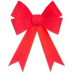 Dco de nol noeud velours rouge 23 x 30 cm - feeric christmas