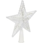 D�co sapin de no�l cimier lumineux �toile 10 led multicolore - feeric christmas