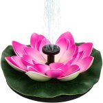 D�cor �tang n�nuphar / lotus mousse fleur �nergie solaire fontaine pompe flottante �tang feature lotus ...