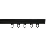 Secodir - decorail - tringle rail pour rideau en aluminium l. 2 m coloris - noir